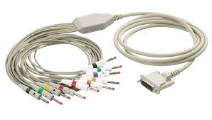 ECG CABELS FOR MANY EQUIPMENTS كيابل لأجهزة التخطيط
