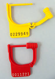 CRUSH CART RED LOCK PAD LOCK   قفل لعربة الطواري والتعقيم