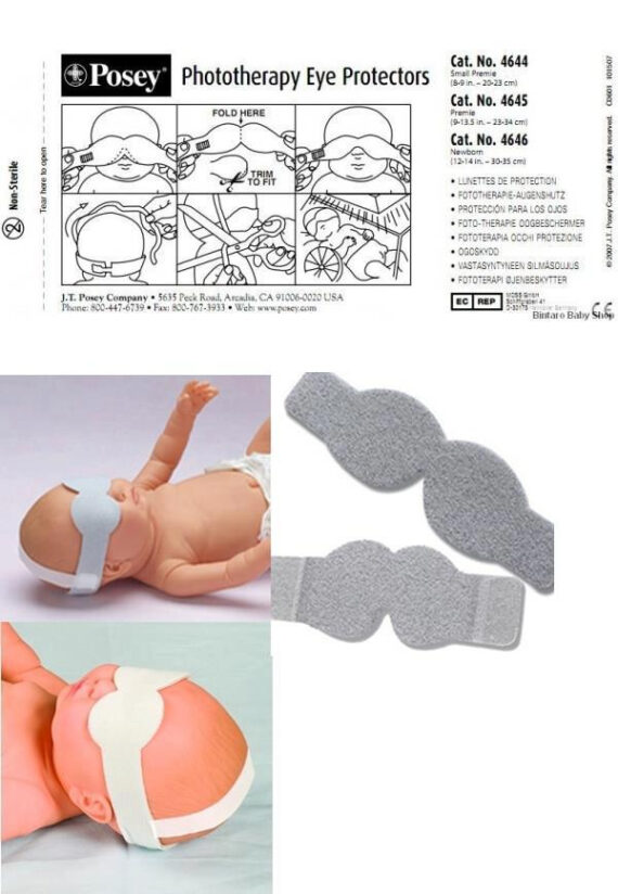 PROTECTIVE EYE COVER ‫‬غطاء لحماية عين حديثي الولادة في الحضانة‬‬‬