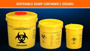 YELLOW SHARP CONTAINER ALL SIZES 1 حاوية نفايات ايطالي