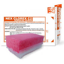 CHLORHEXIDEN SCRUB BRUSH فرشاة تعقيم ايدي الجراحين مع كلورهيكسيدين